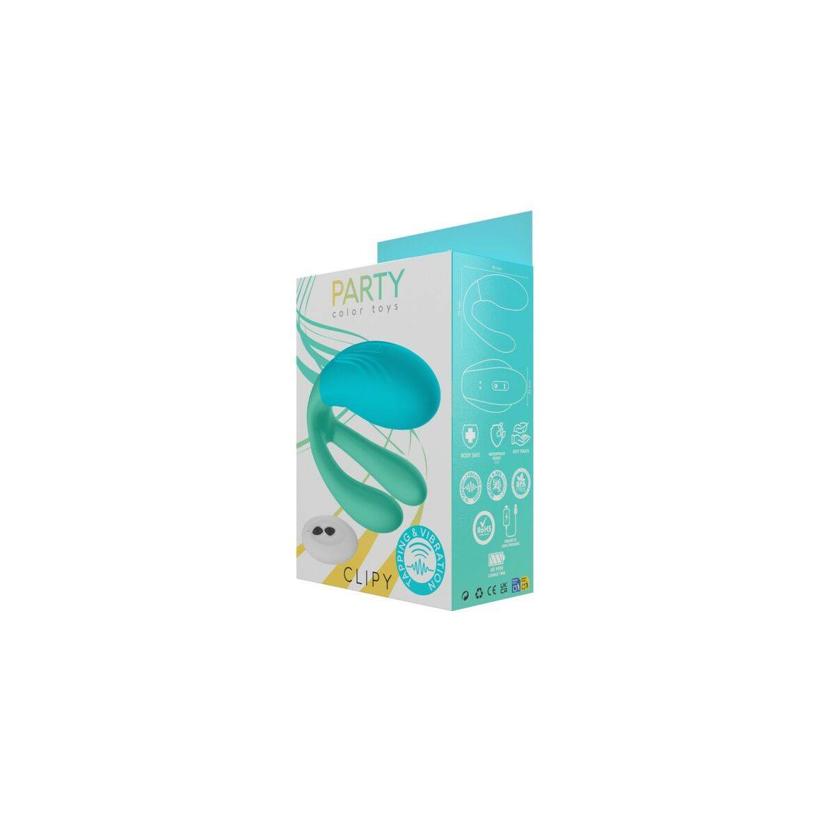 Vibrador para Parejas Party Color Toys