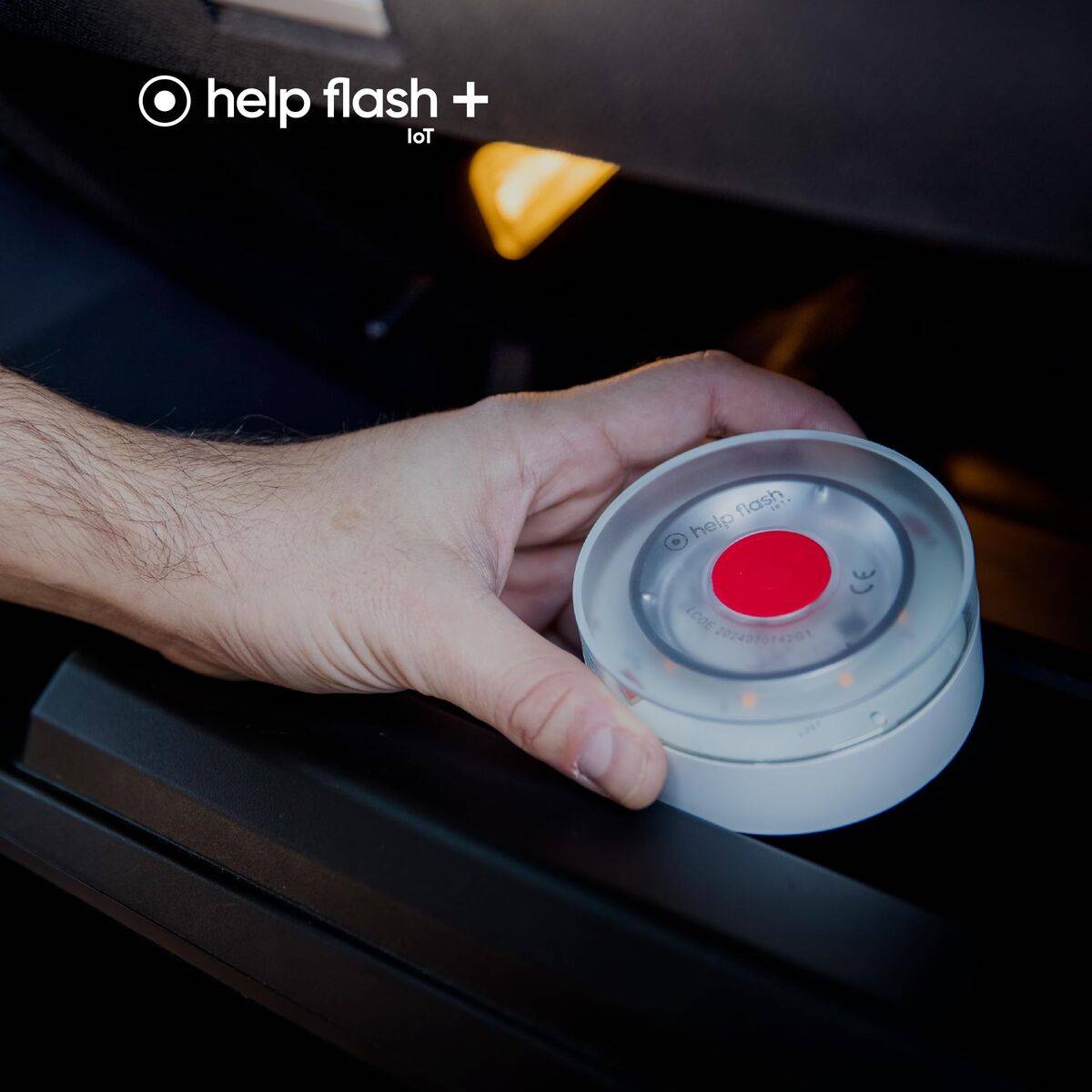 Baliza de Emergencia V16 conectada DGT 3.0 Help-Flash PD-000081