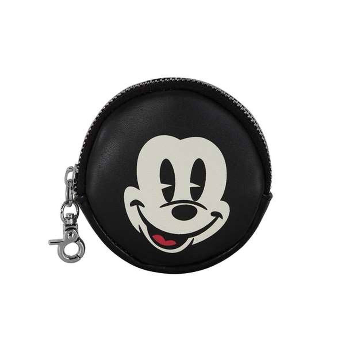 Monedero Mickey Mouse Negro