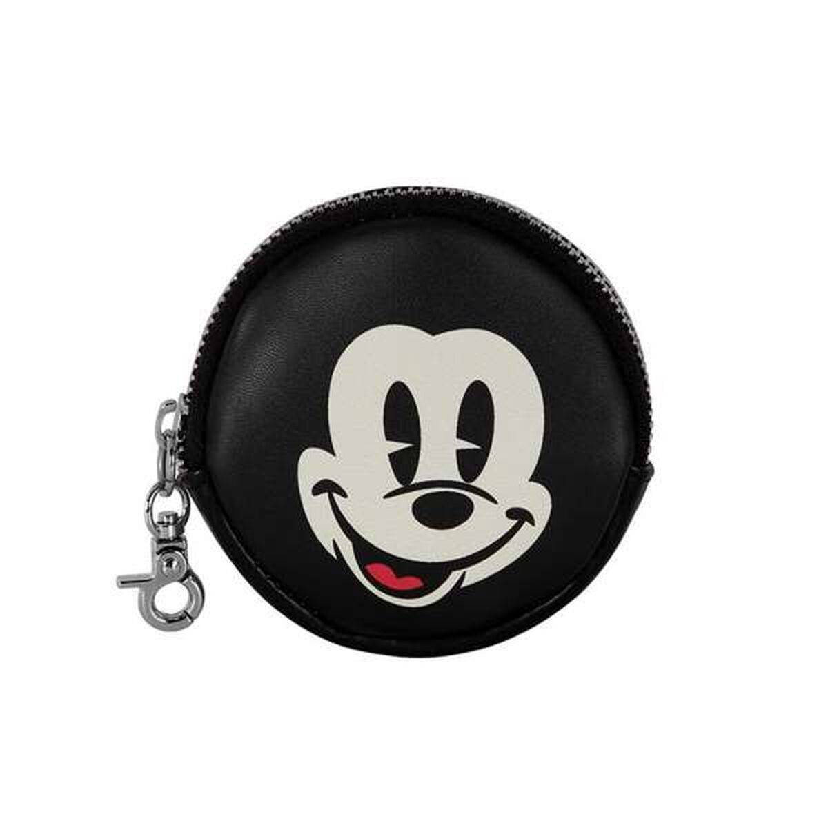 Monedero Mickey Mouse Negro