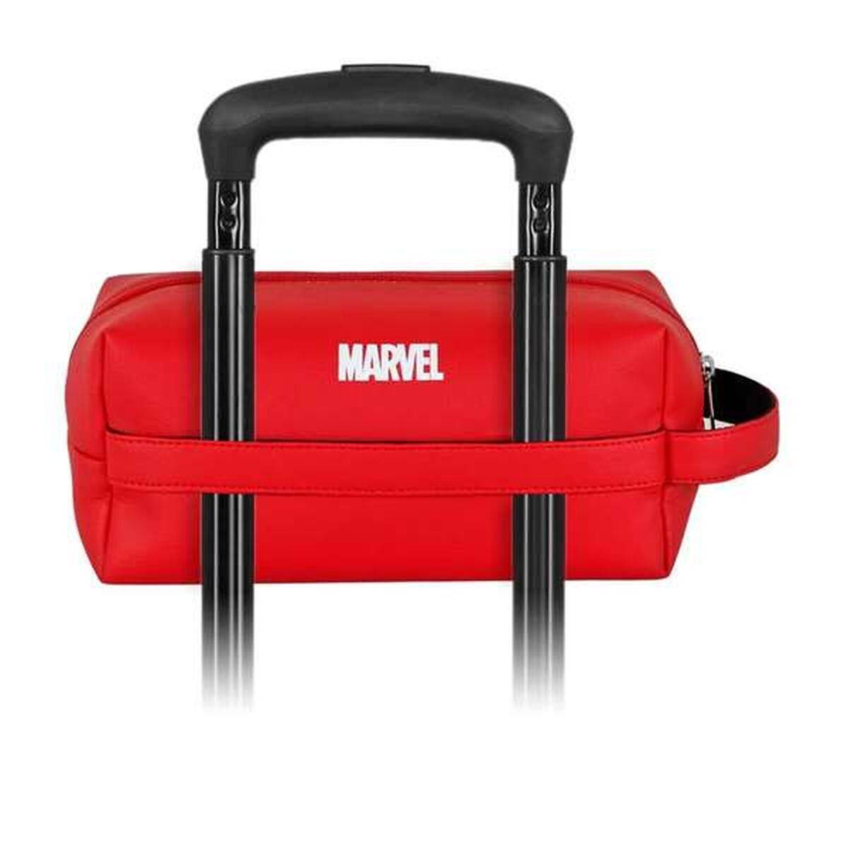 Neceser Escolar Spider-Man Rojo PVC 12 x 25 x 10 cm