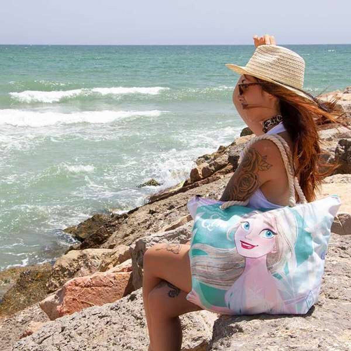 Bolsa de Playa Frozen Azul