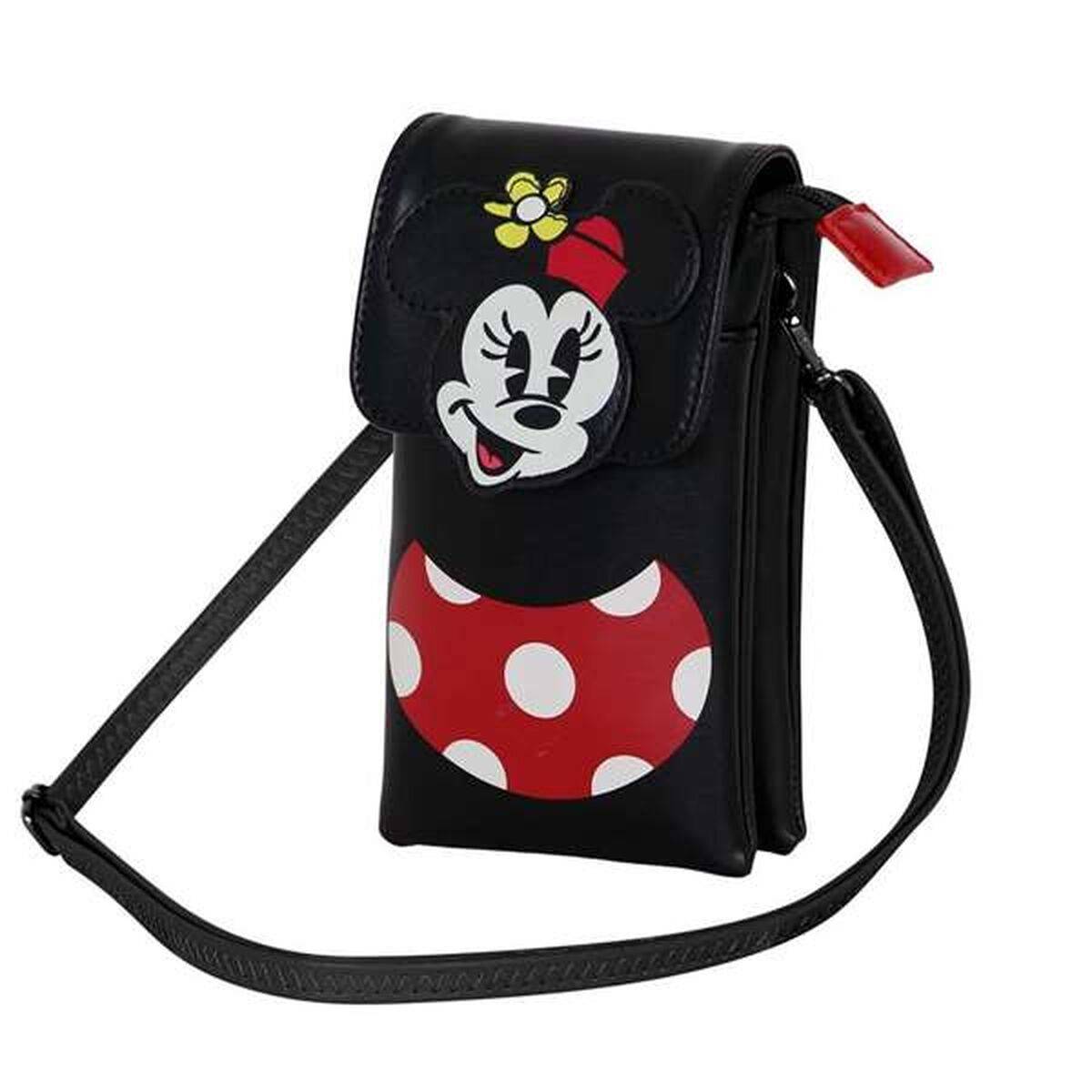 Bolso para Móvil Minnie Mouse Negro