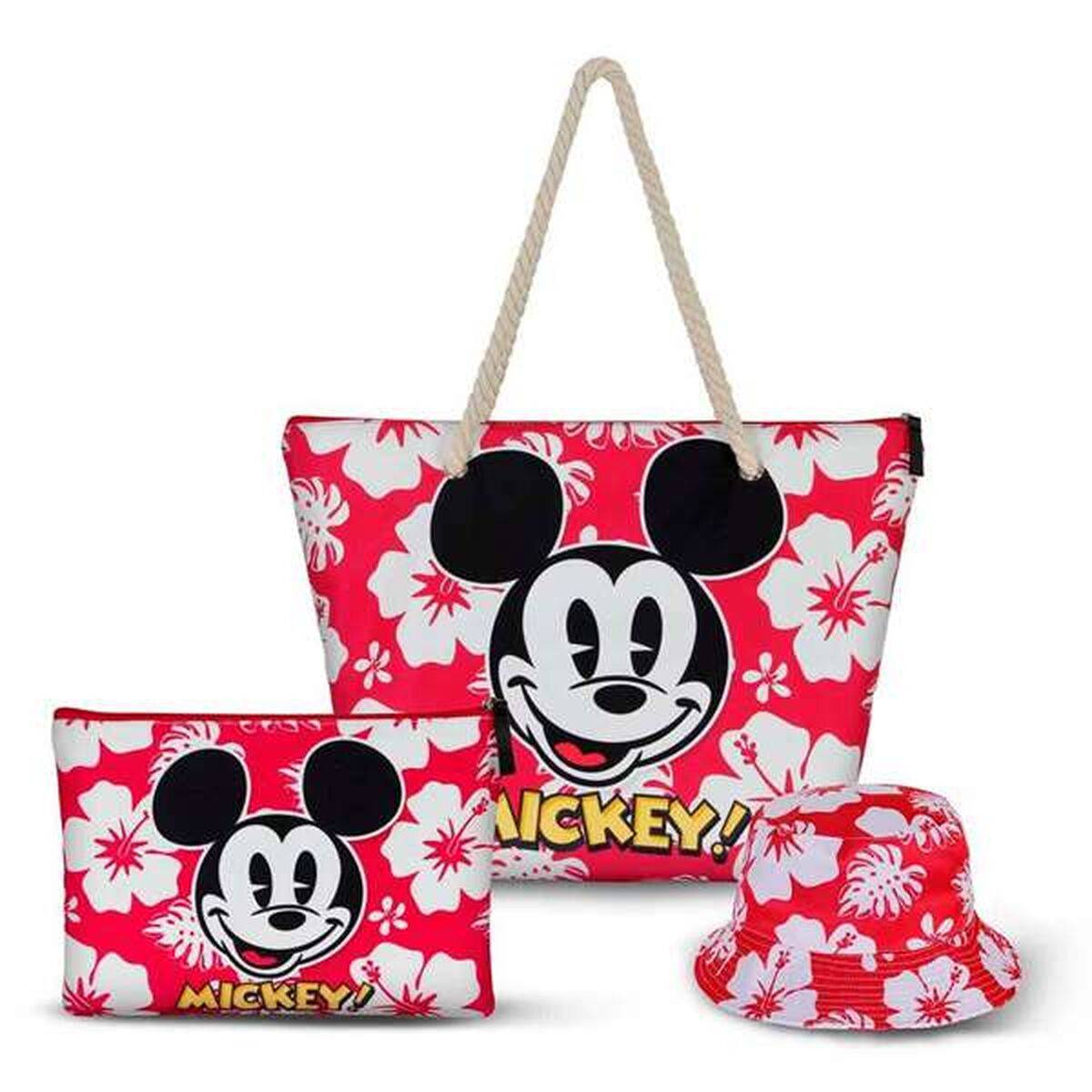 Neceser de Viaje Mickey Mouse Hawaii Rojo Mickey Mouse