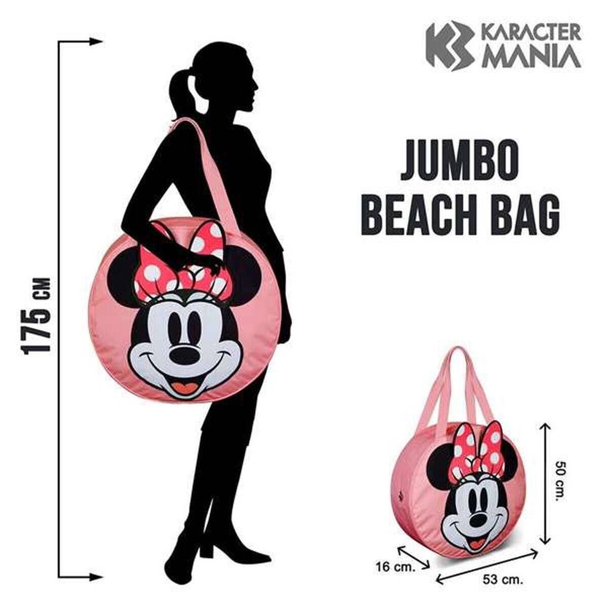 Bolsa de Playa Minnie Mouse Rosa