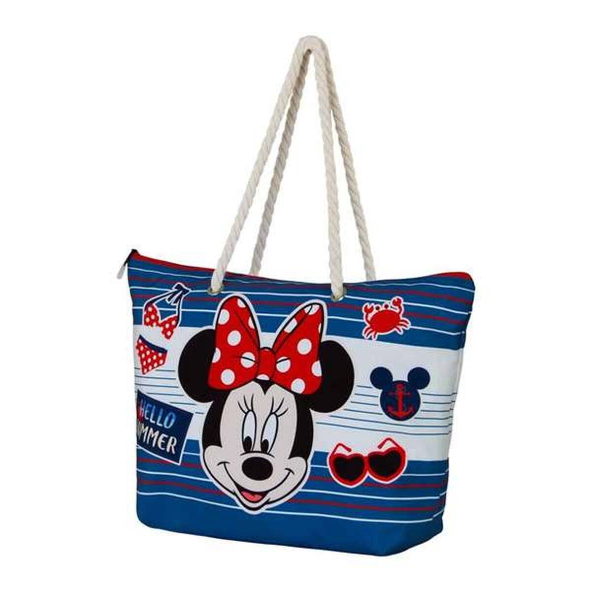 Bolsa de Playa Minnie Mouse Azul