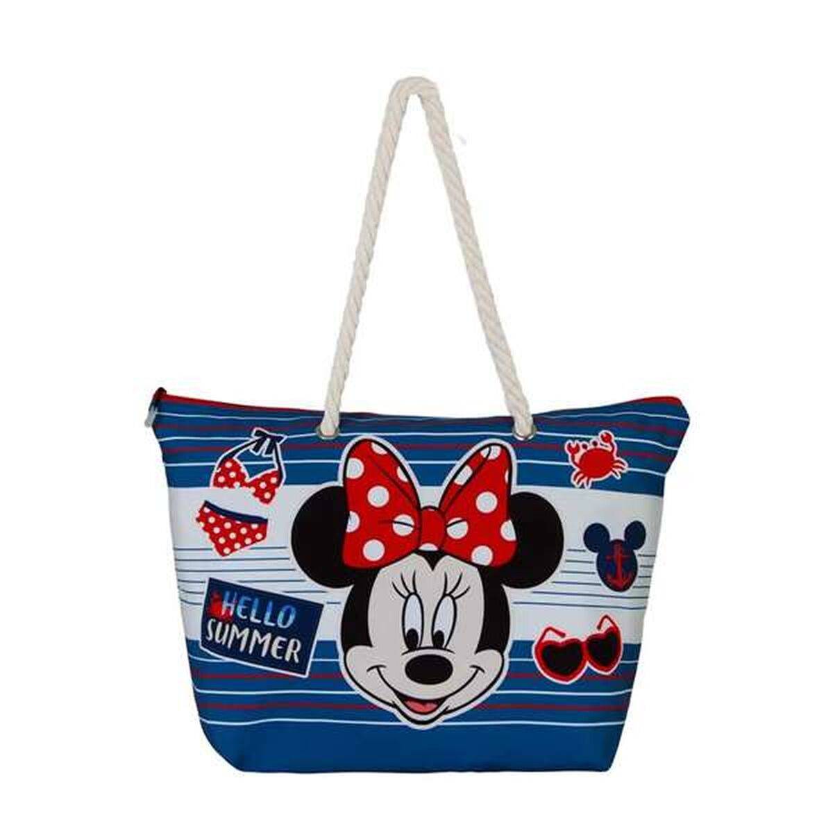 Bolsa de Playa Minnie Mouse Azul