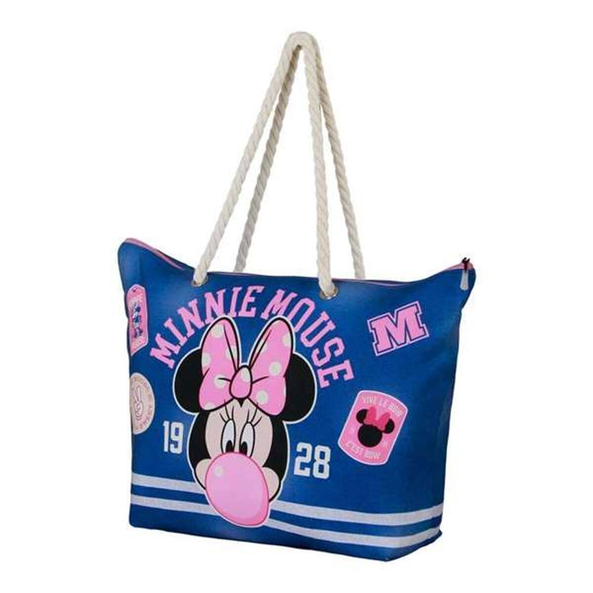 Bolsa de Playa Minnie Mouse Azul