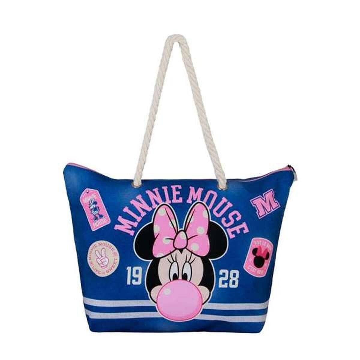 Bolsa de Playa Minnie Mouse Azul