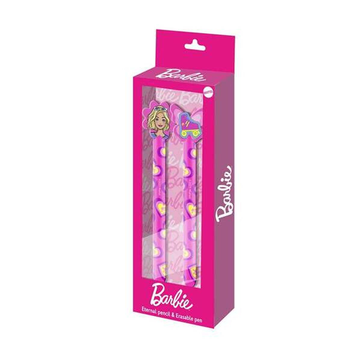 Set de Papelería Barbie Rosa