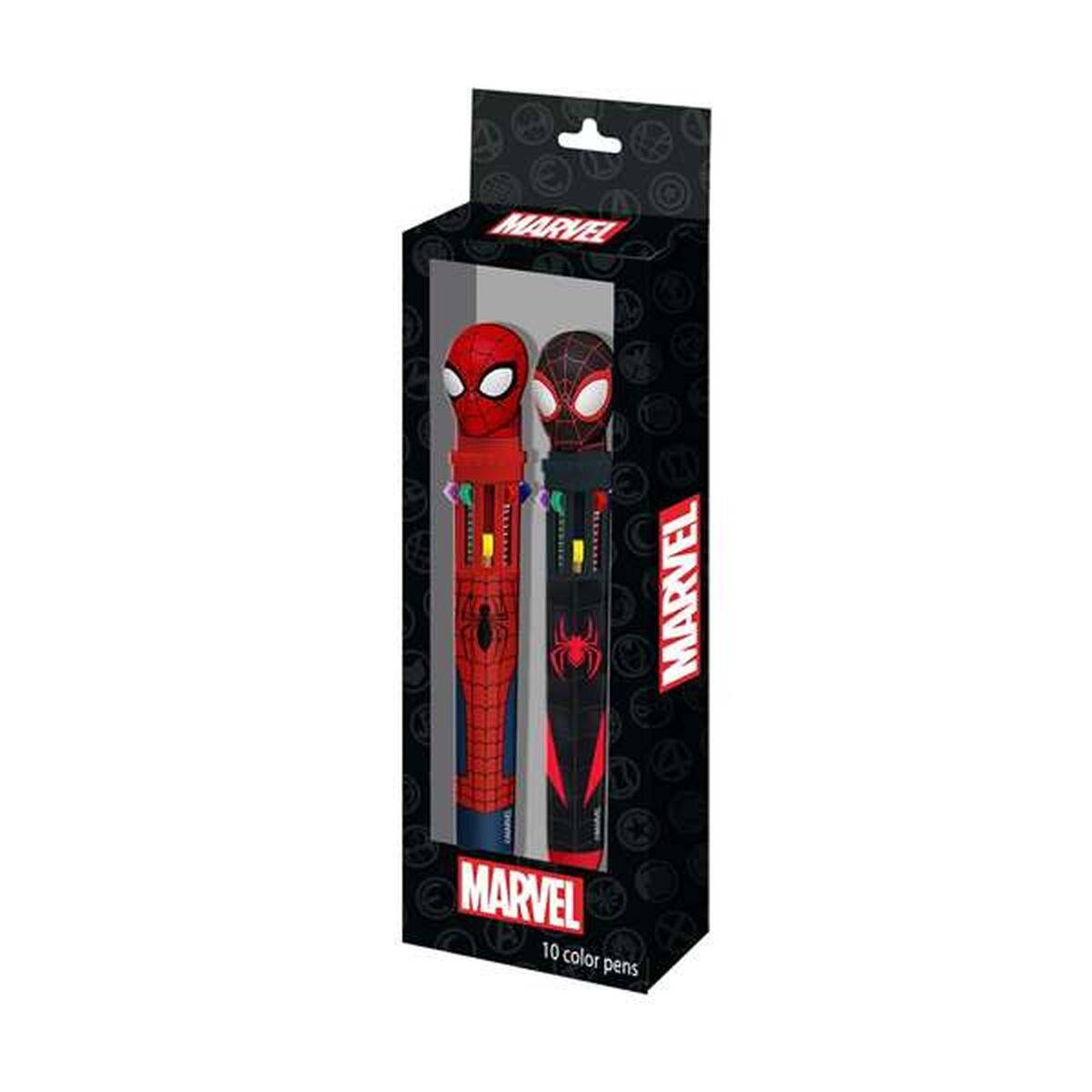 Set de Bolígrafos Spider-Man Rojo
