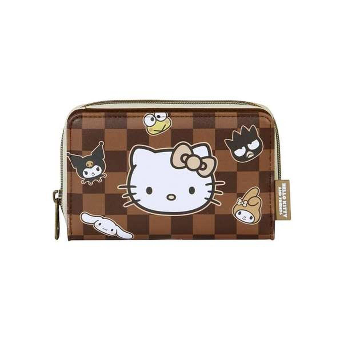 Cartera Hello Kitty Marrón 10 x 15 x 3 cm