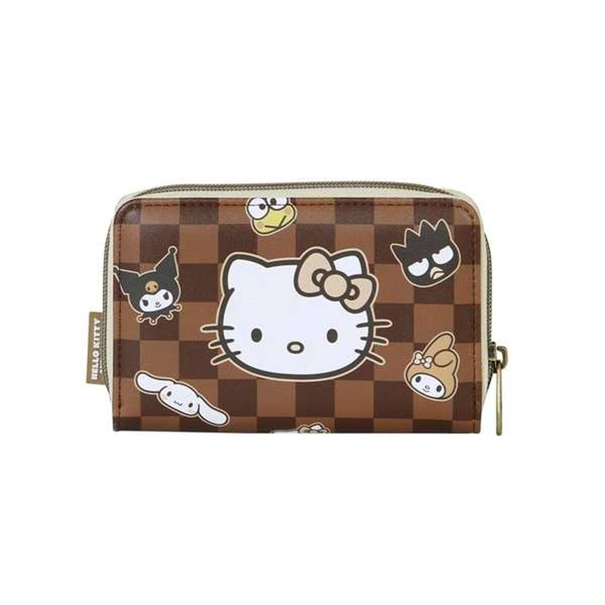 Cartera Hello Kitty Marrón 10 x 15 x 3 cm