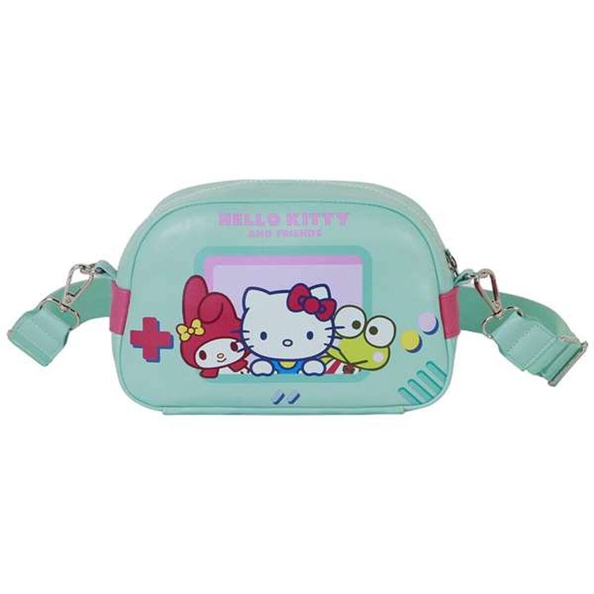 Bolso Bandolera Hello Kitty Turquesa 14 x 23 x 9 cm