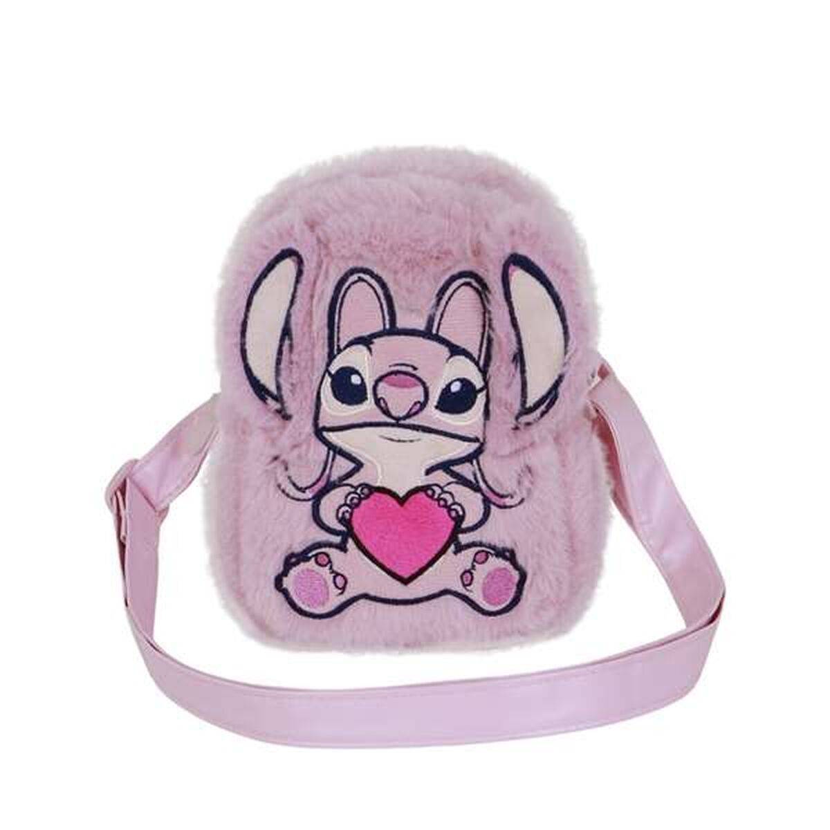 Bolso Bandolera Lilo & Stitch Rosa 19 x 14 x 7 cm