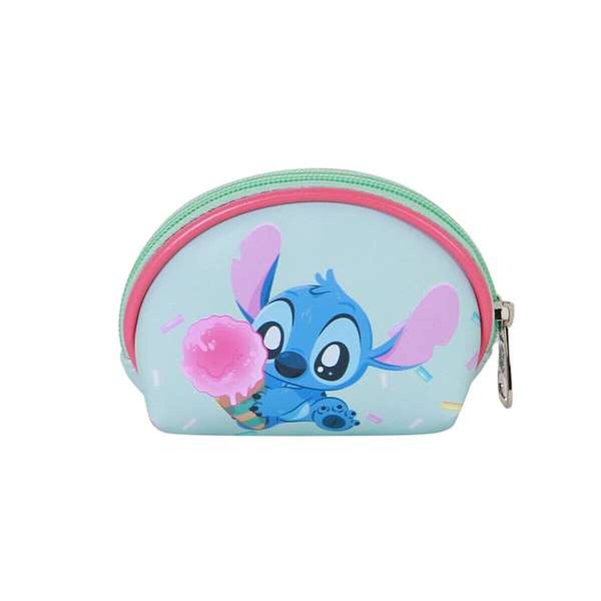 Monedero Stitch Azul 12 x 4,5 cm