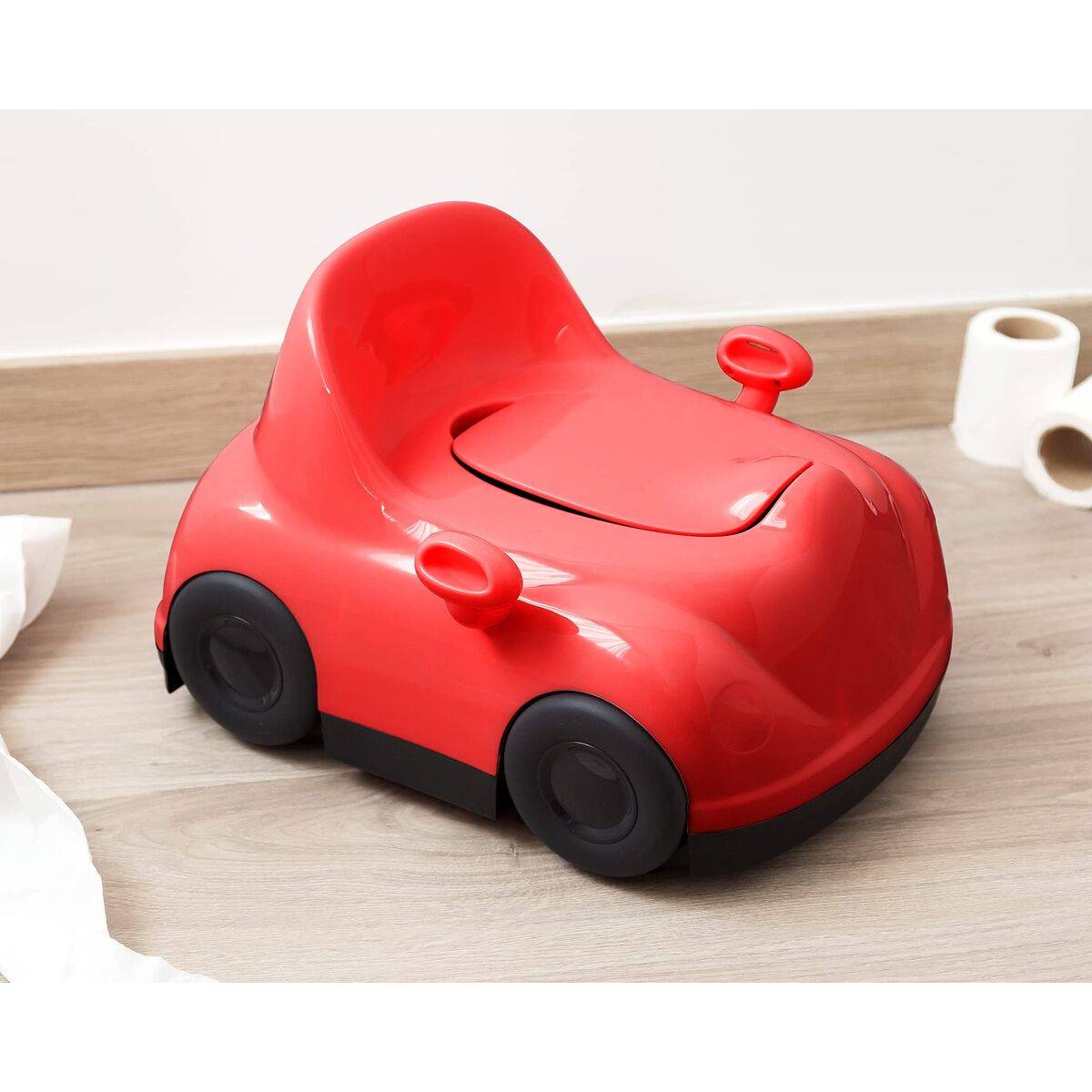 Reductor de WC para Bebé Rojo Coche 32 cm