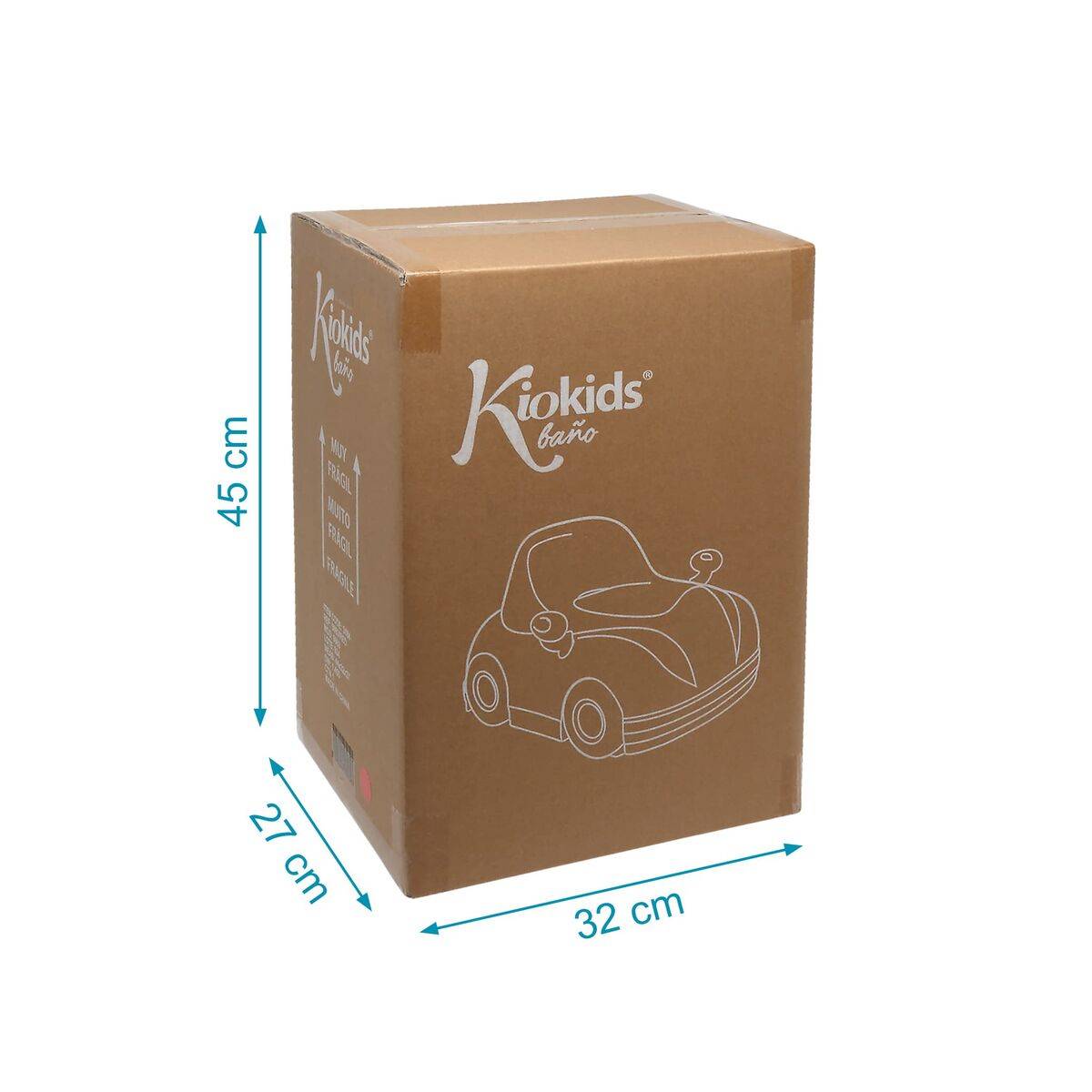 Reductor de WC para Bebé Rojo Coche 32 cm