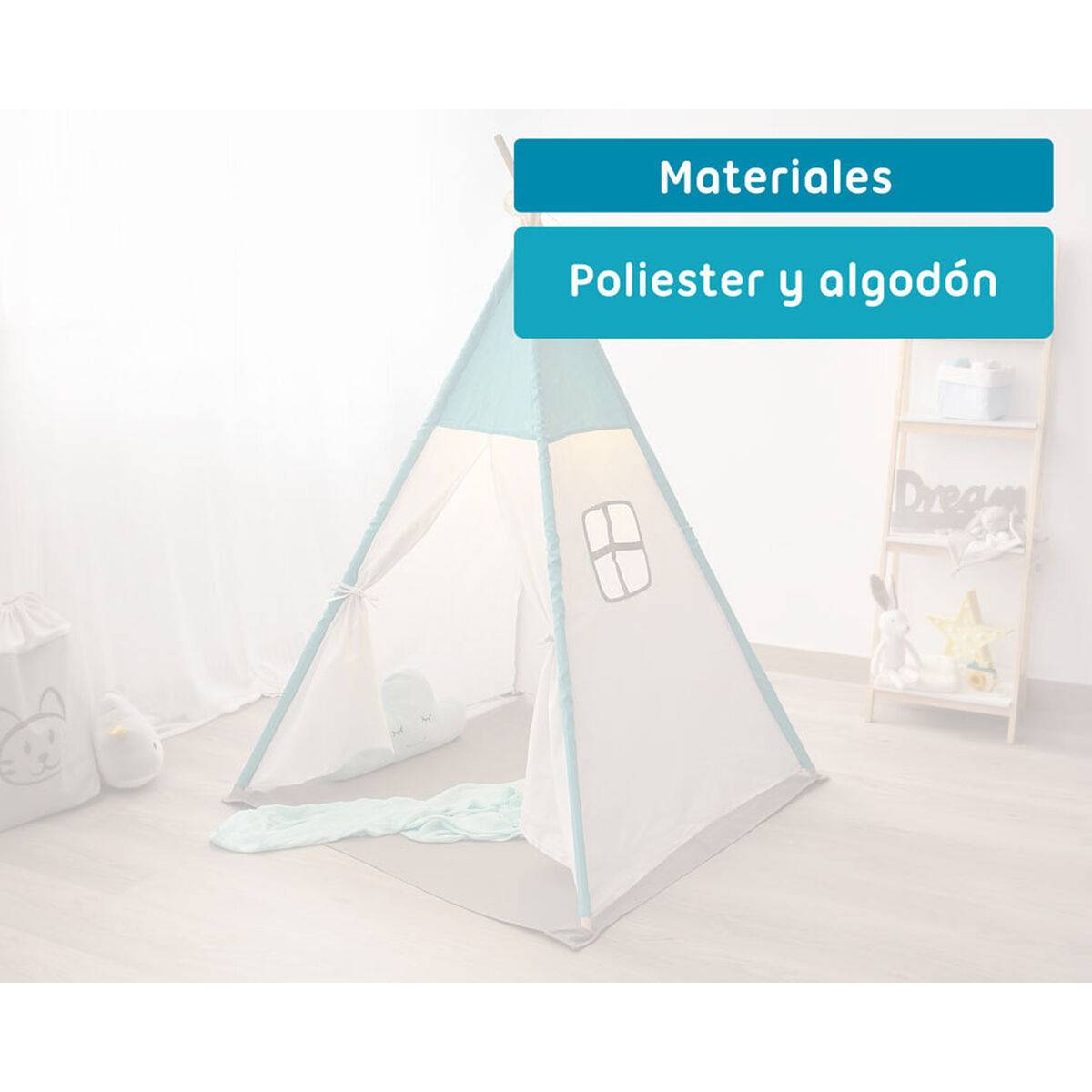 Tienda de Campaña 100 x 100 x 160 cm Azul