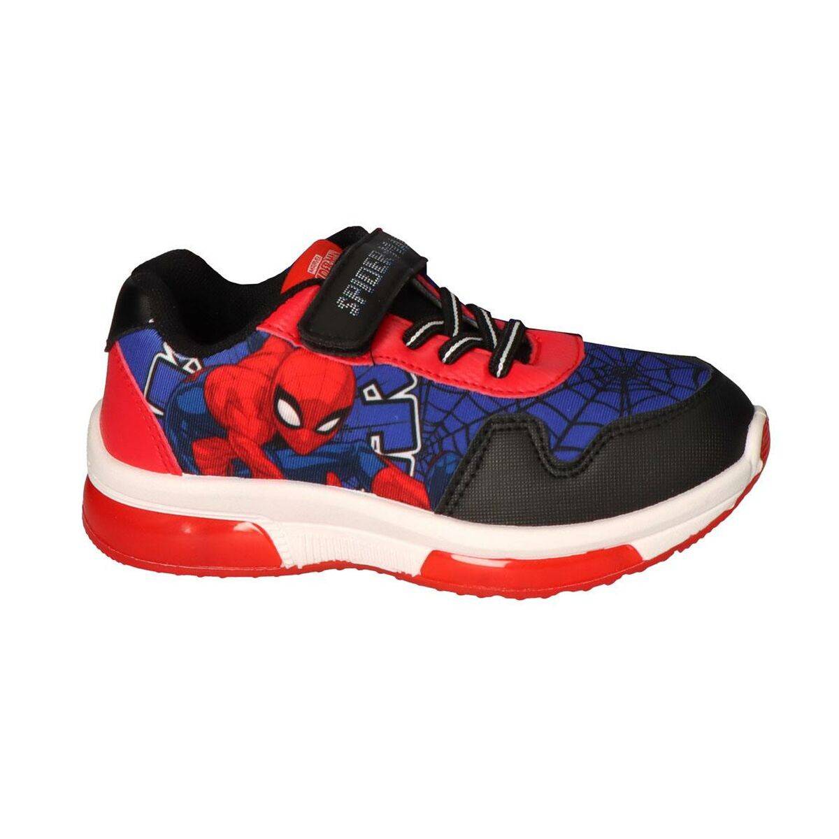 Zapatillas Deportivas con LED Spider-Man Azul Luces LED
