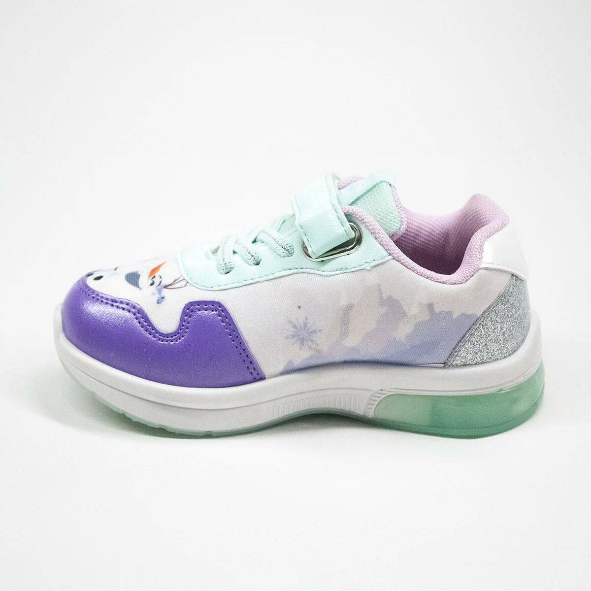 Zapatillas Deportivas con LED Frozen Morado Luces LED