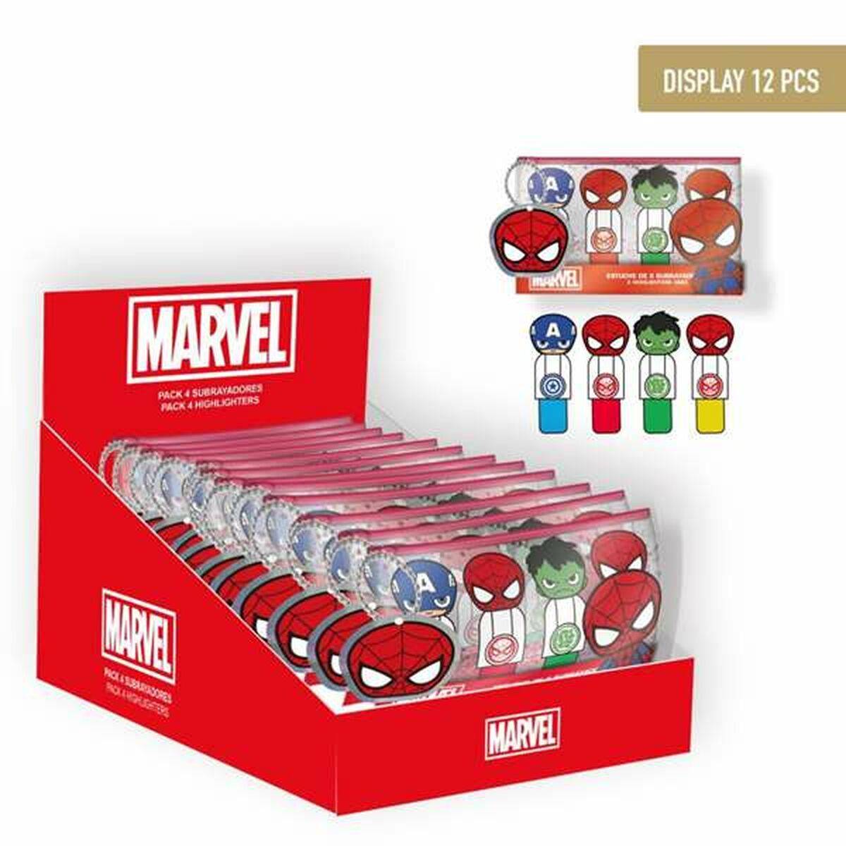 Set de Marcadores Fluorescentes The Avengers