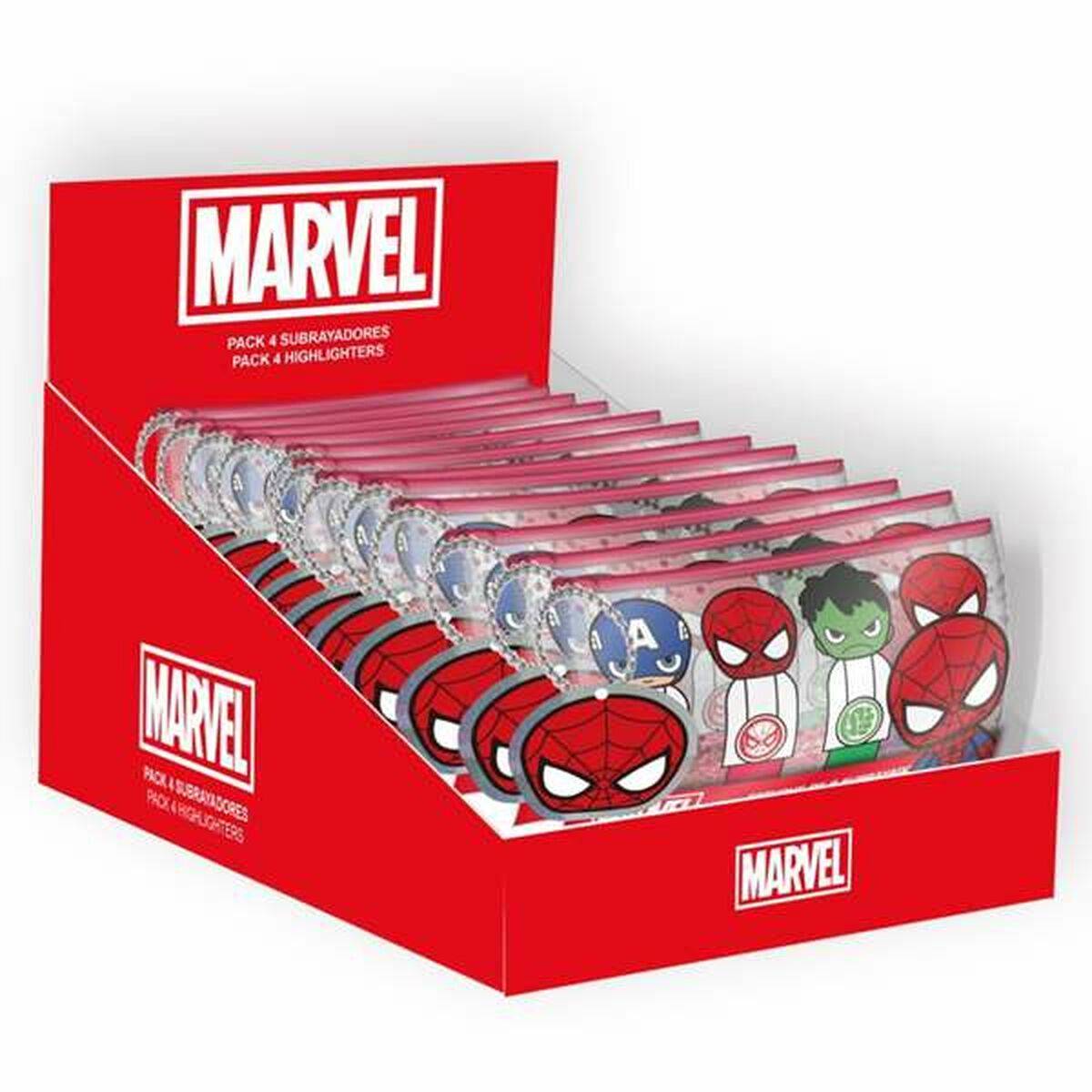 Set de Marcadores Fluorescentes The Avengers