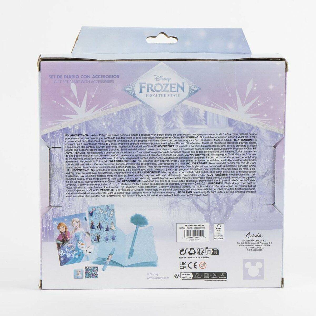 Set de Papelería Frozen Multicolor