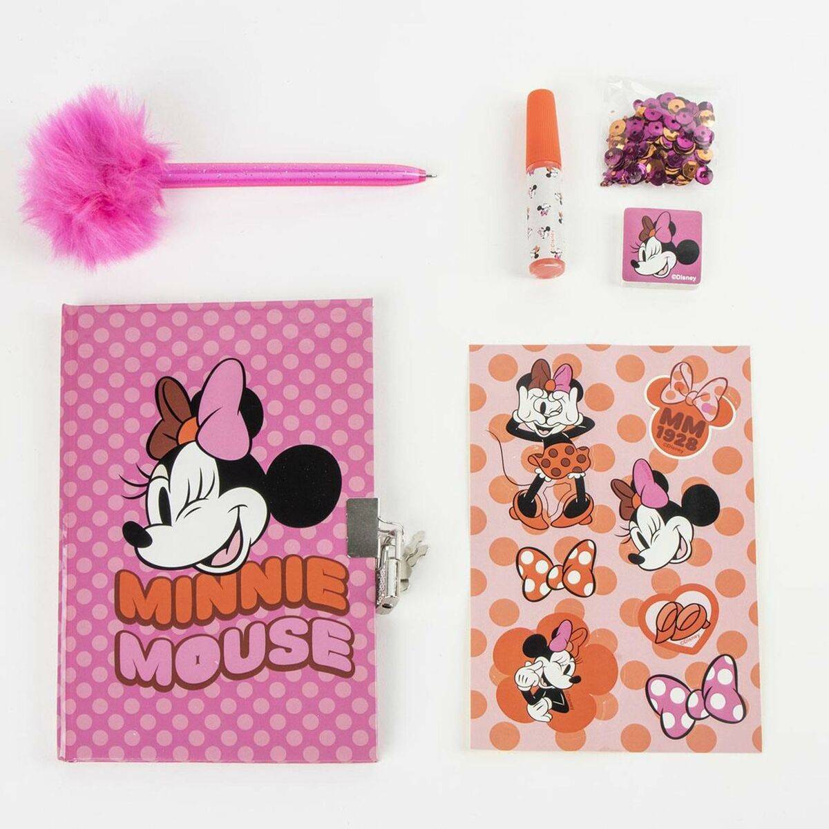 Set de Papelería Minnie Mouse Multicolor