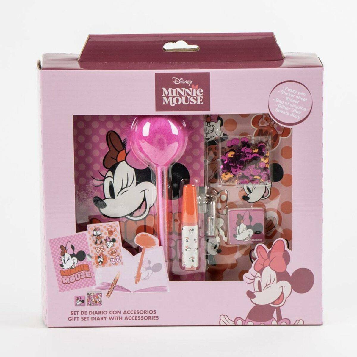 Set de Papelería Minnie Mouse Multicolor