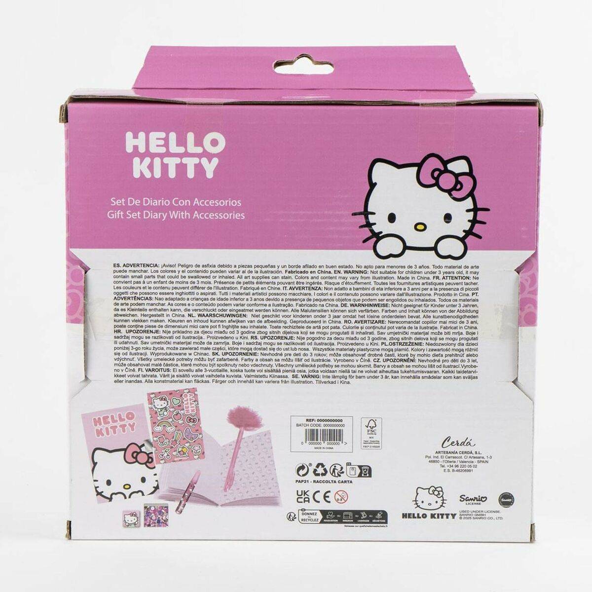 Set de Papelería Hello Kitty Multicolor