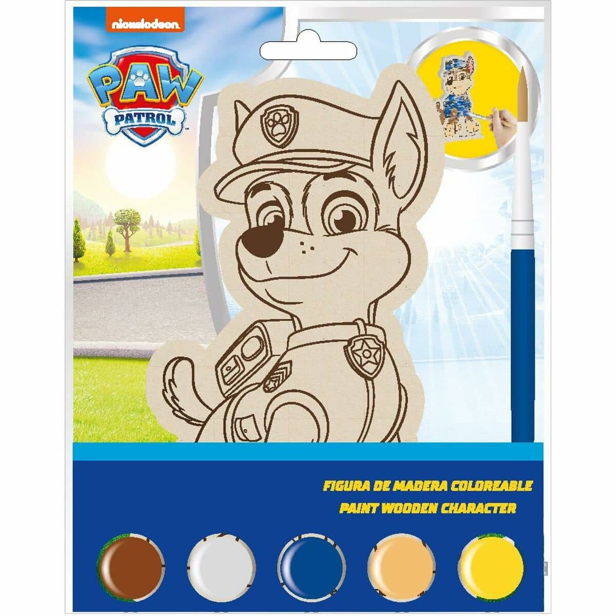 Juego de Madera The Paw Patrol Madera 14 x 18 x 5 cm