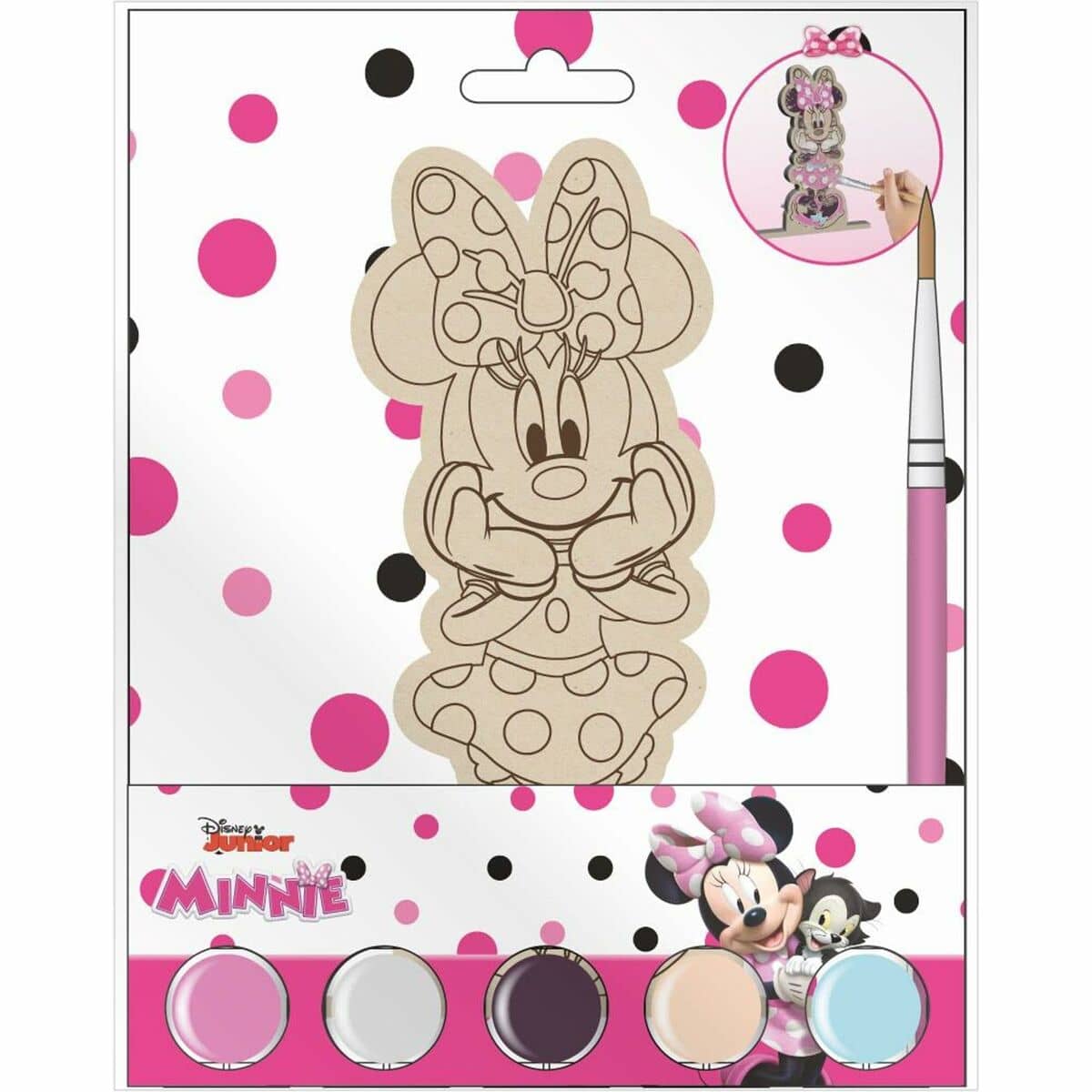 Juego de Madera Minnie Mouse Madera 14 x 18 x 5 cm