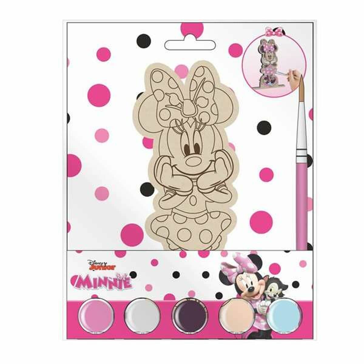 Juego de Madera Minnie Mouse Madera 14 x 18 x 5 cm