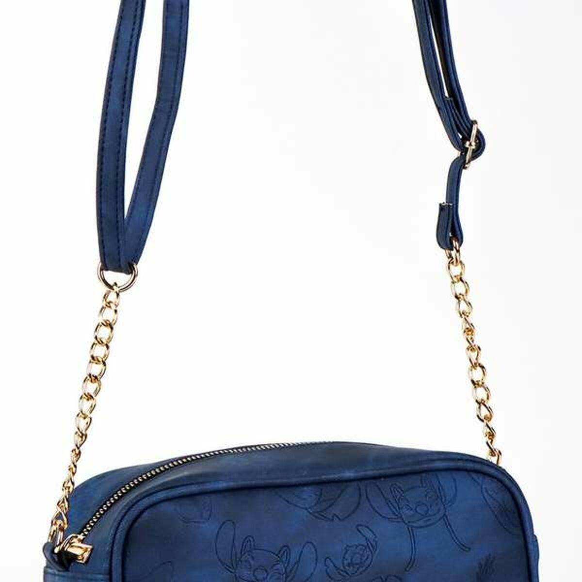 Bolso Bandolera Stitch Azul 12,5 x 21,5 x 8 cm