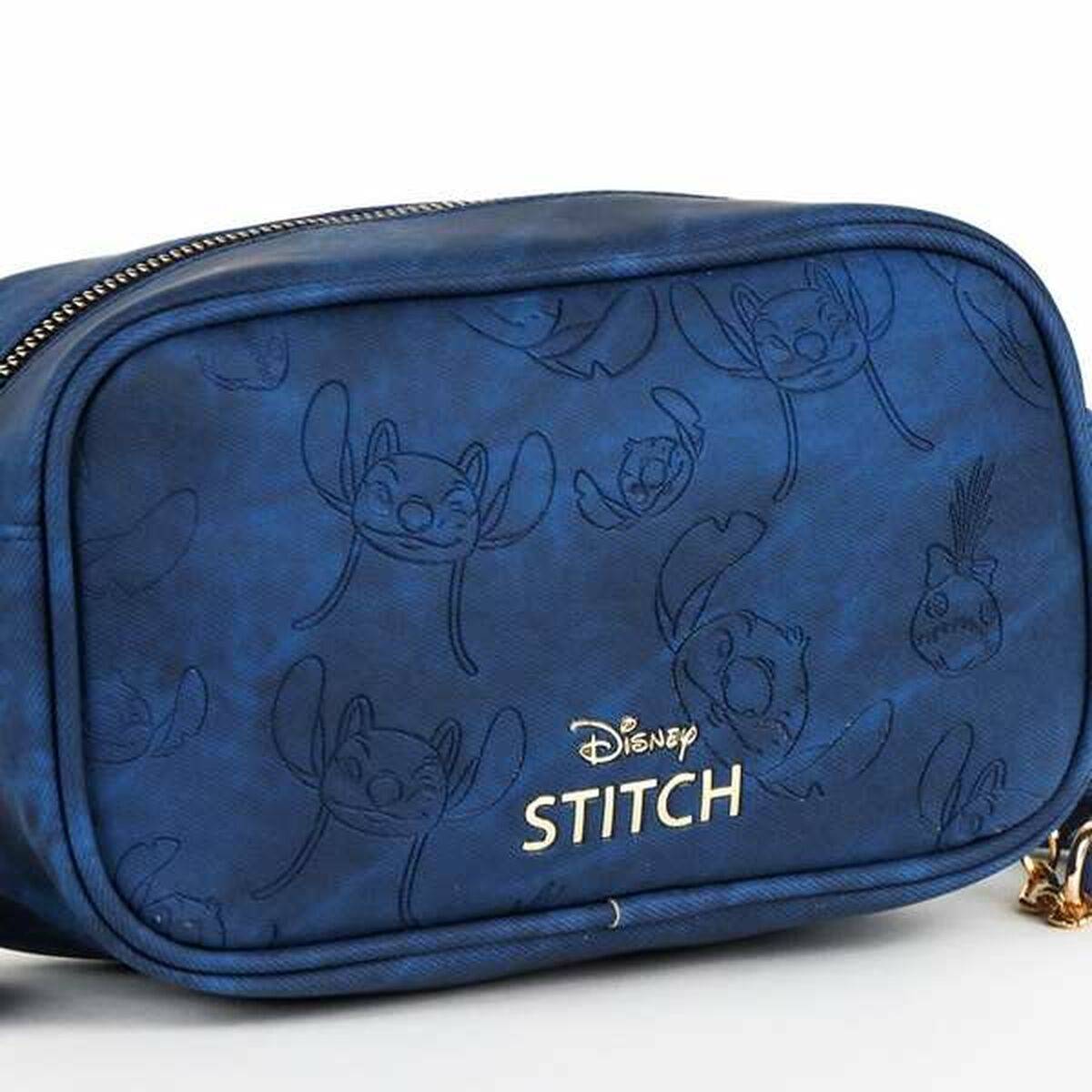 Bolso Bandolera Stitch Azul 12,5 x 21,5 x 8 cm