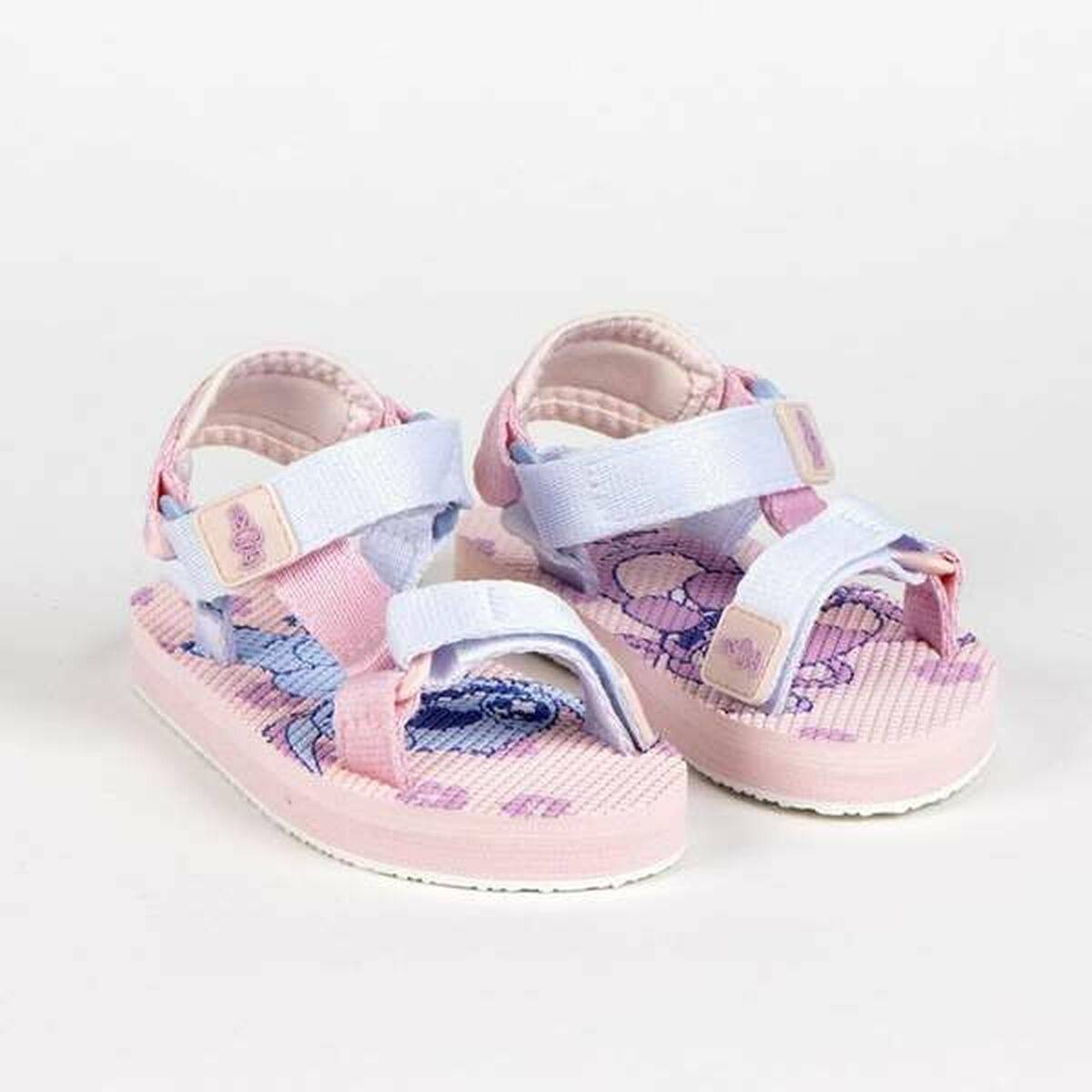 Sandalias Infantiles Stitch Rosa