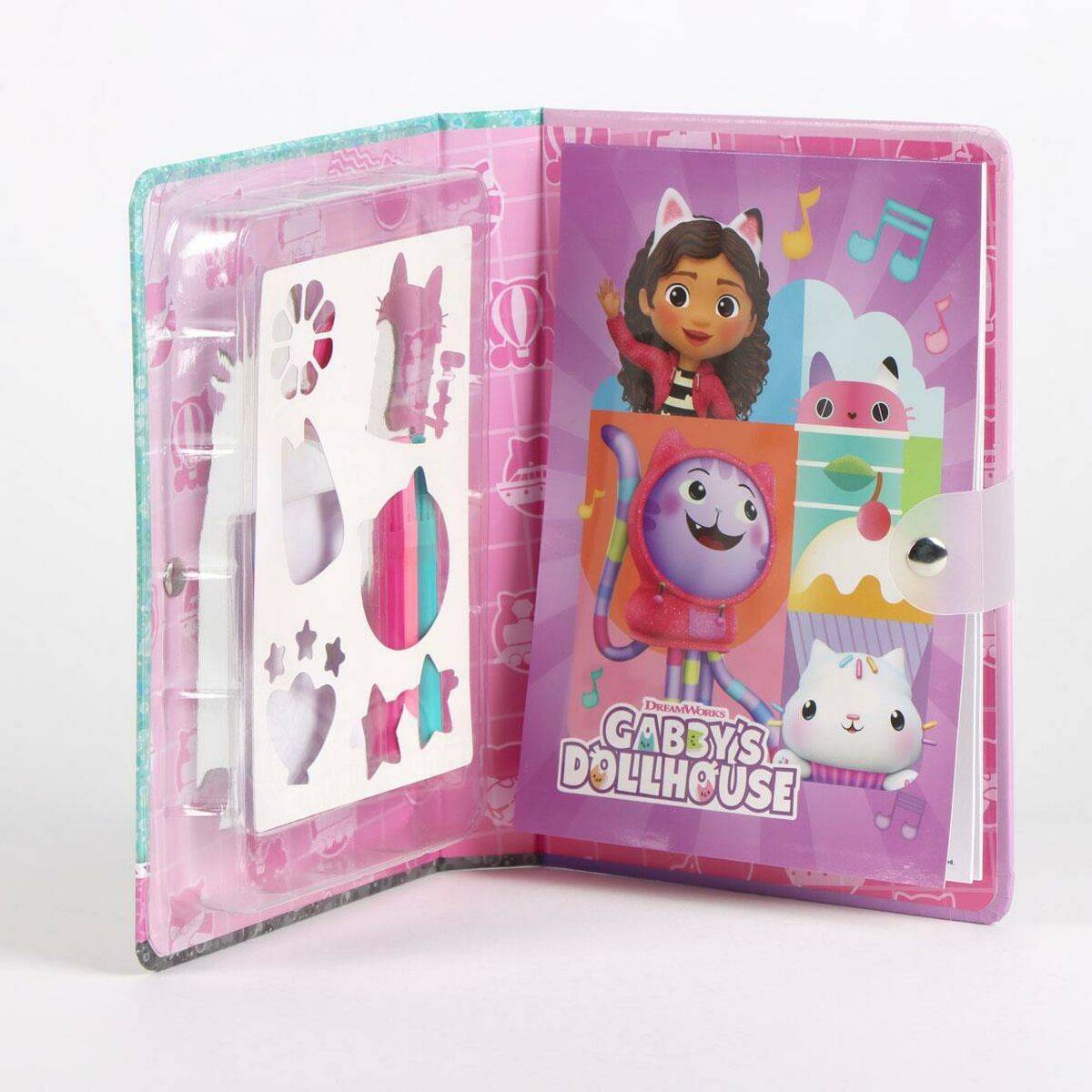 Set de Papelería Gabby's Dollhouse Multicolor 8 Piezas