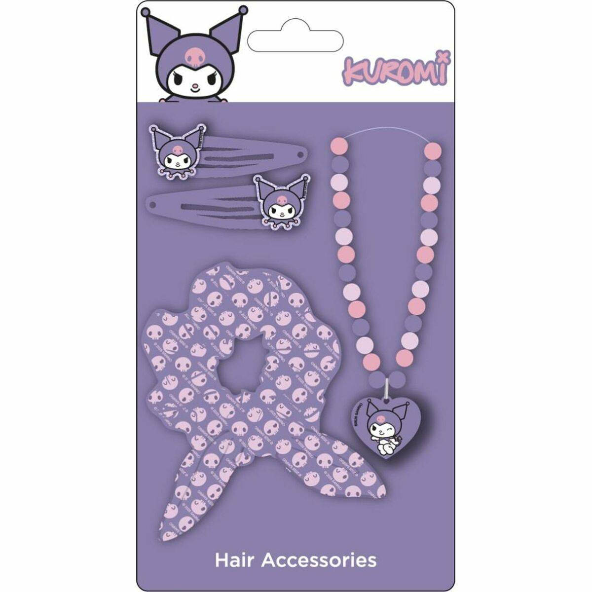 Accesorios para el Pelo Hello Kitty Morado 4 Piezas