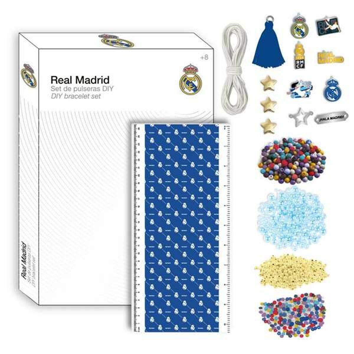 Kit Creación de Pulseras y Collares Real Madrid C.F. 13 x 28,5 x 4 cm