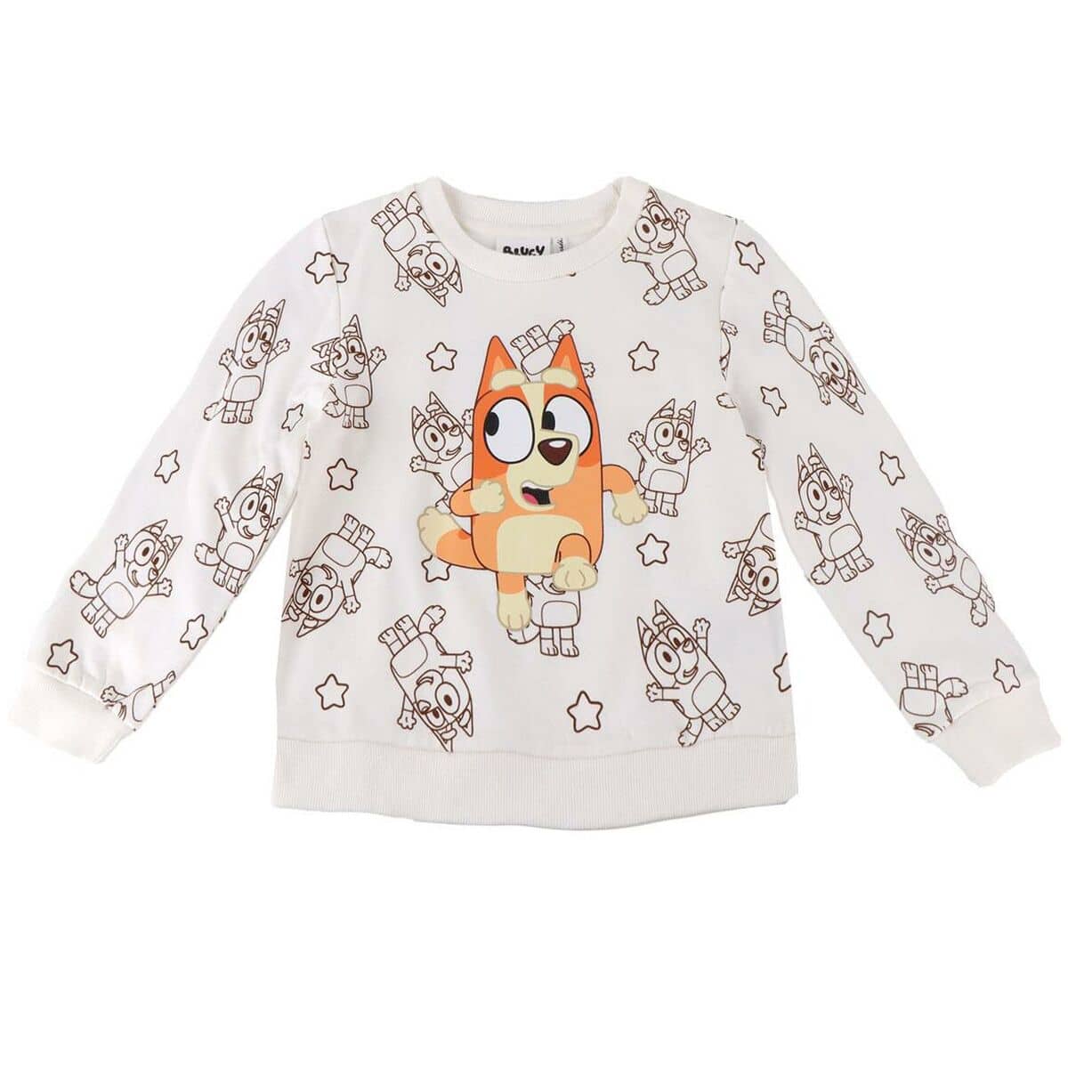 Sudadera Infantil Bluey Beige