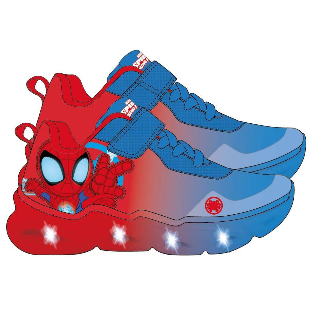 Zapatillas Deportivas con LED Spidey Azul