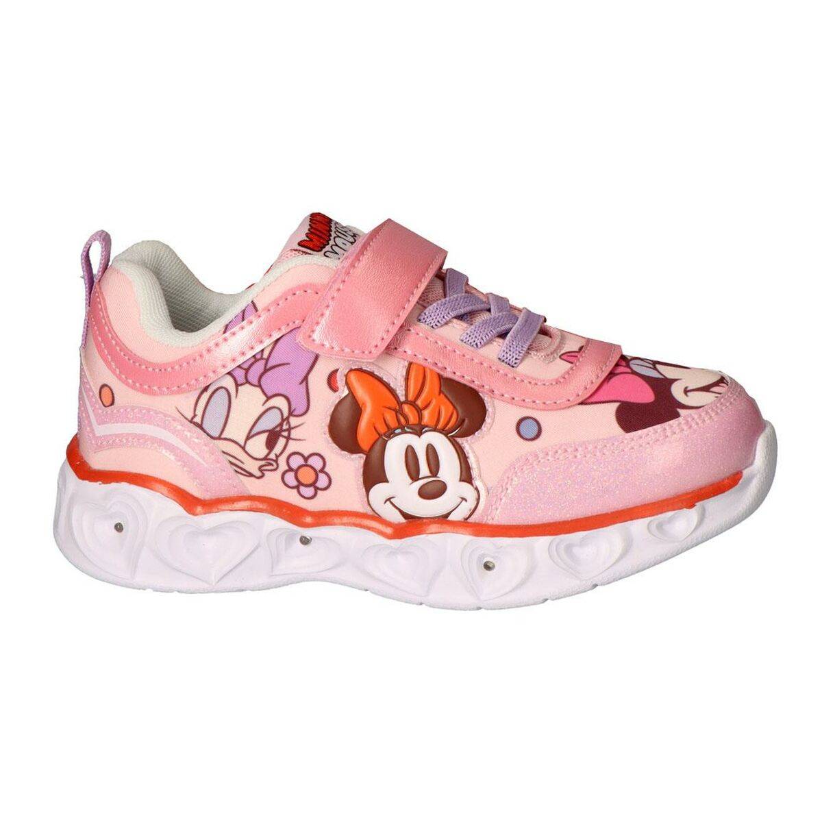 Zapatillas Deportivas con LED Minnie Mouse Rosa