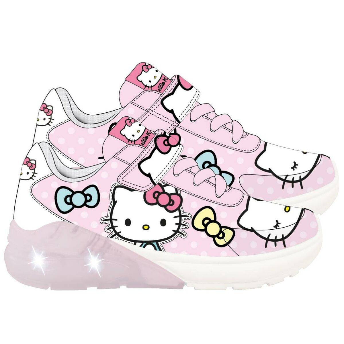 Zapatillas Deportivas con LED Hello Kitty Rosa