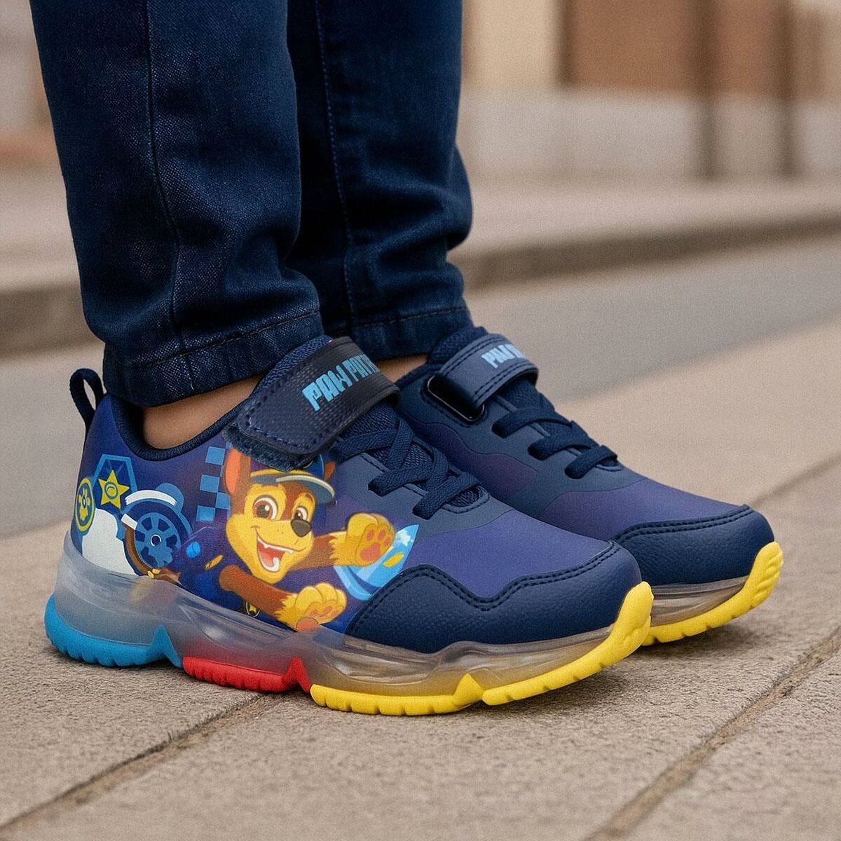 Zapatillas Deportivas con LED The Paw Patrol Azul oscuro