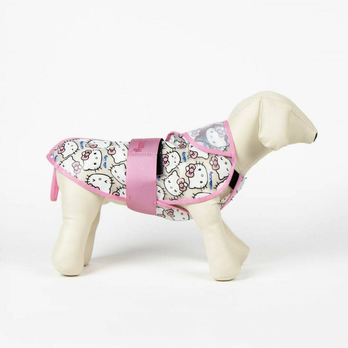 Chubasquero para Perro Hello Kitty Rosa L