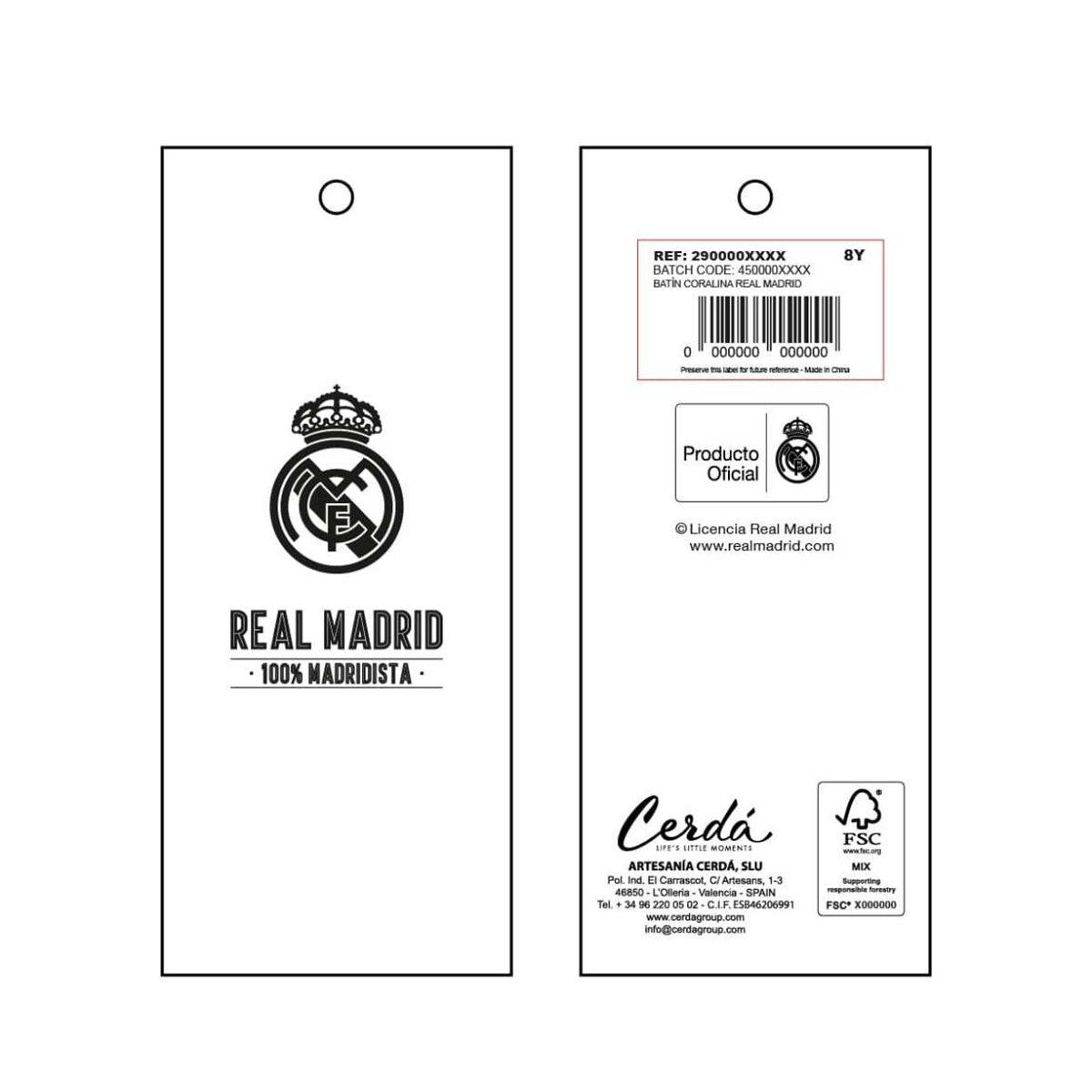 Batín Infantil Real Madrid C.F. Azul