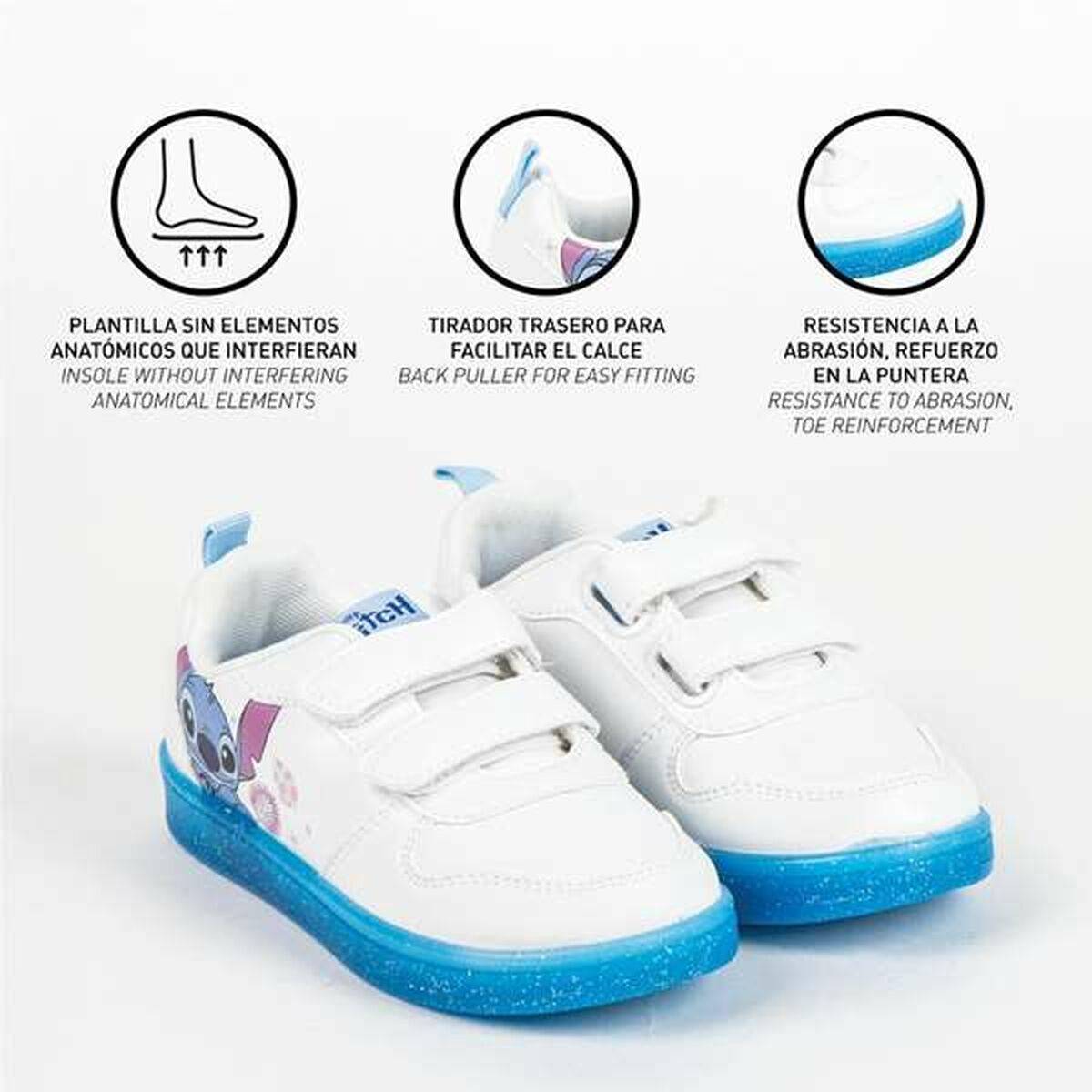 Zapatillas Deportivas Infantiles Stitch Blanco
