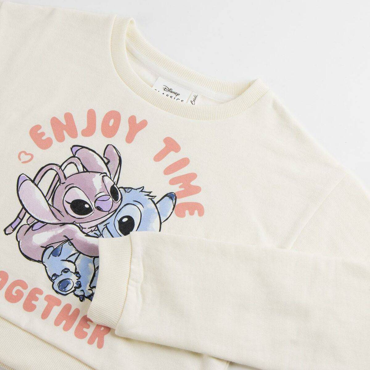 Conjunto de Ropa Stitch Beige