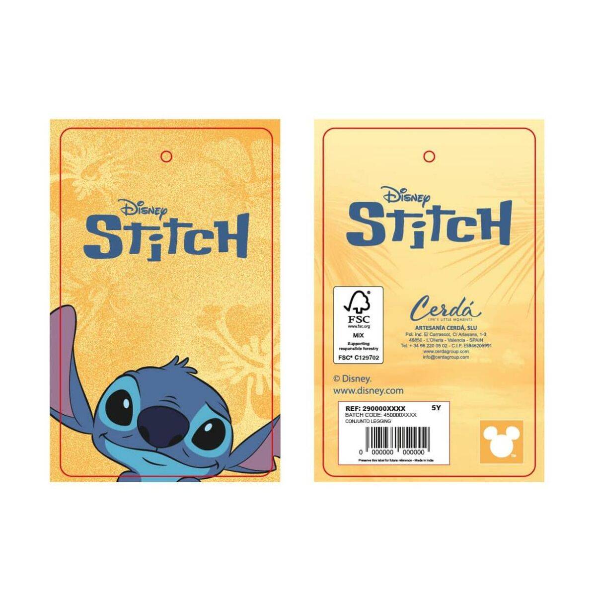 Conjunto de Ropa Stitch Beige